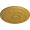 Ekena Millwork Colton Ceiling Medallion (Fits Canopies up to 4 3/4"), 15 3/4"OD x 1 1/2"P, Iridescent Gold CM15CNIGS - alternate 4